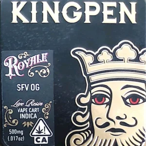 KINGPEN Royale | SFV OG 1g Live Resin Cartridge